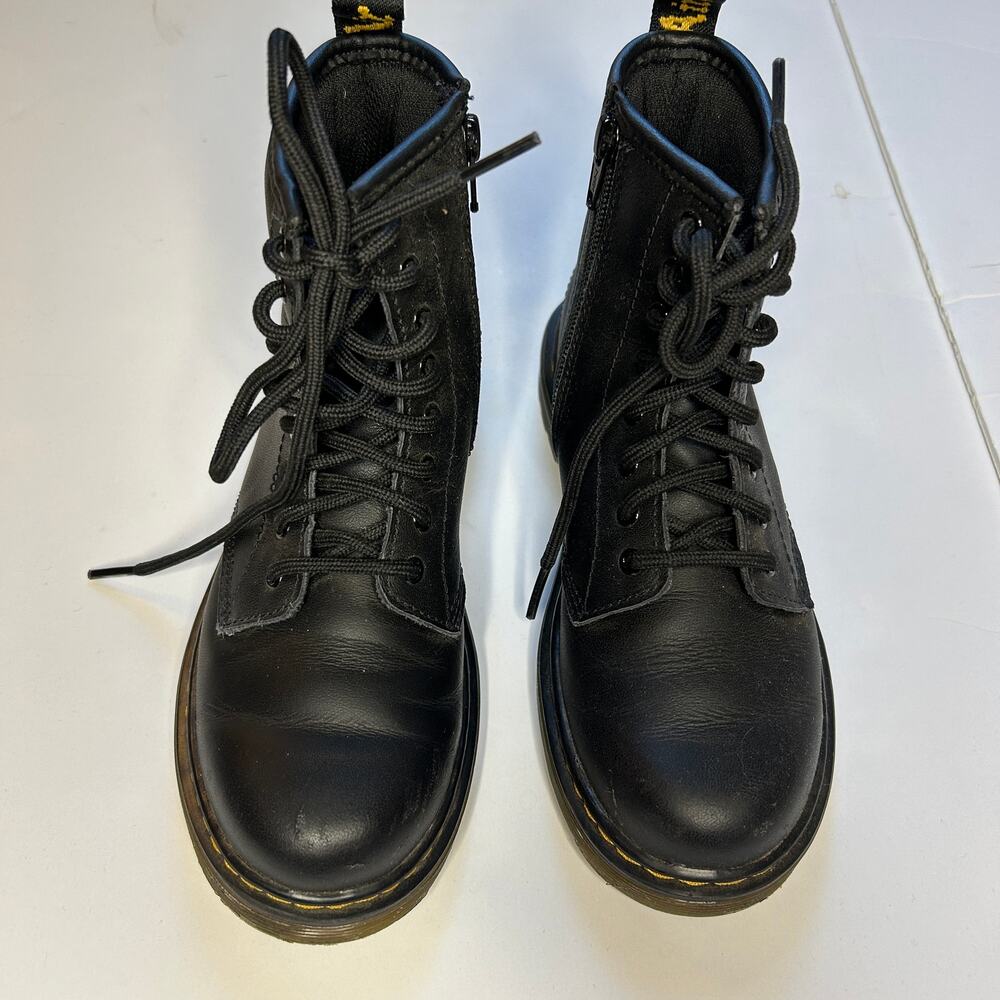 Dr Martens Junior 1460 Softy T Leather Lace Up Boots 2 - Picture 2 of 5